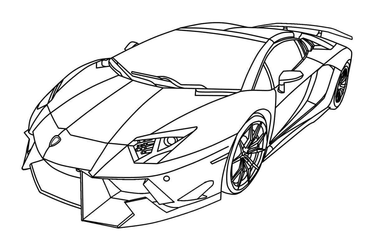 Para Colorir Lamborghini Lamborghini Huracan para rapazes