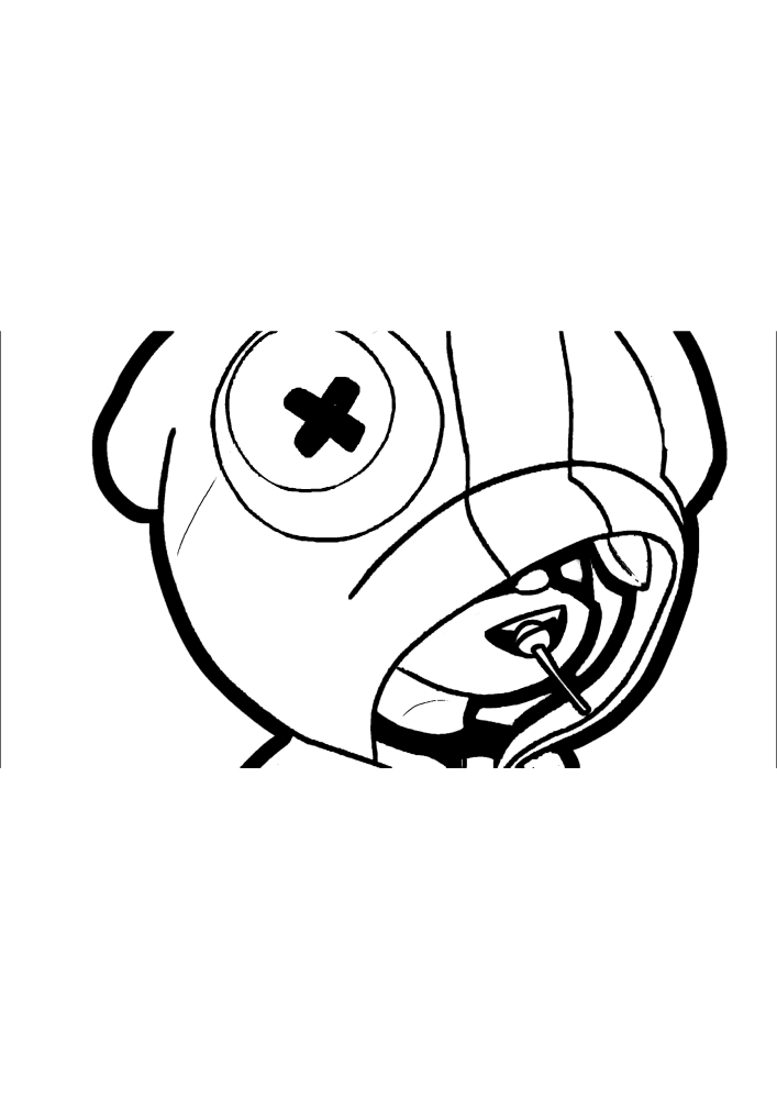 Emoji Leon, qui tient Chupa Chups, et l'option proposée pour décorer.