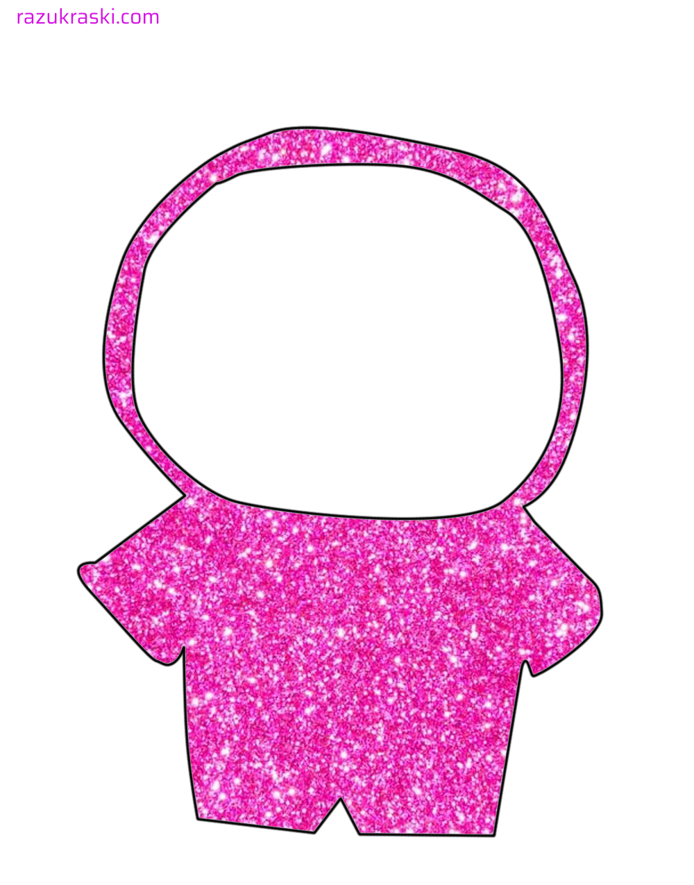 Coloring page Clothing for Lalafanfan Bright Paper Clothes for Lalafanfan