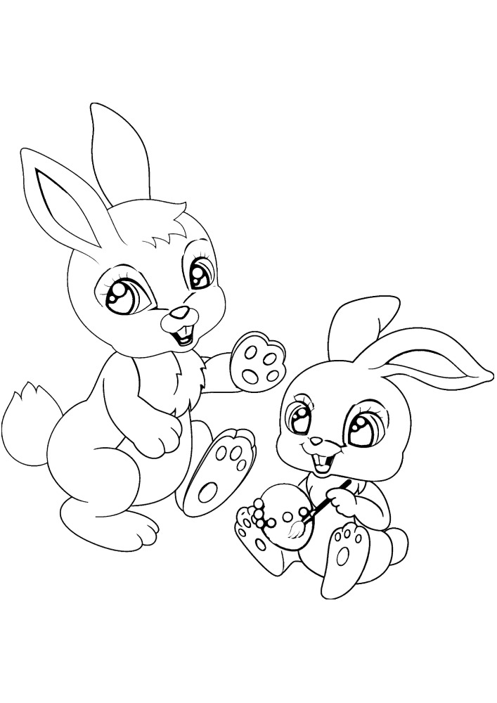 Minnie mouse tiene muchos huevos de Pascua , todos deben distribuirse a sus amigos para la Pascua