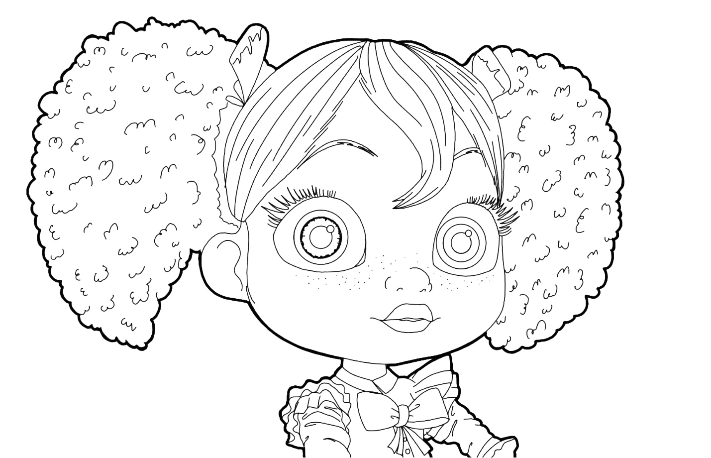 Coloring page Poppy Playtime Doll