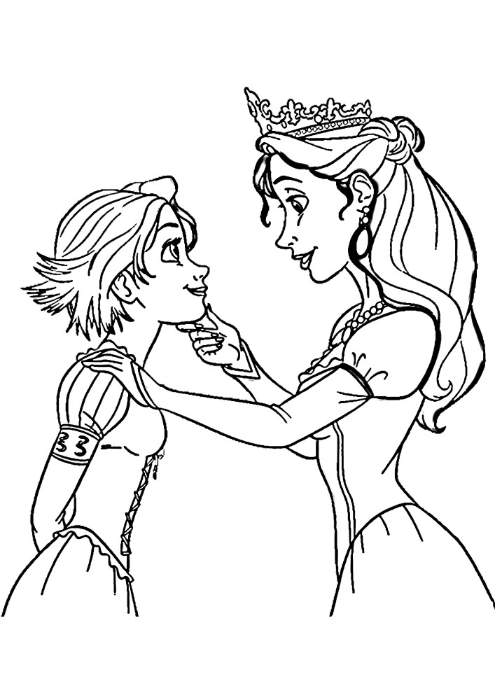Reina y princesa