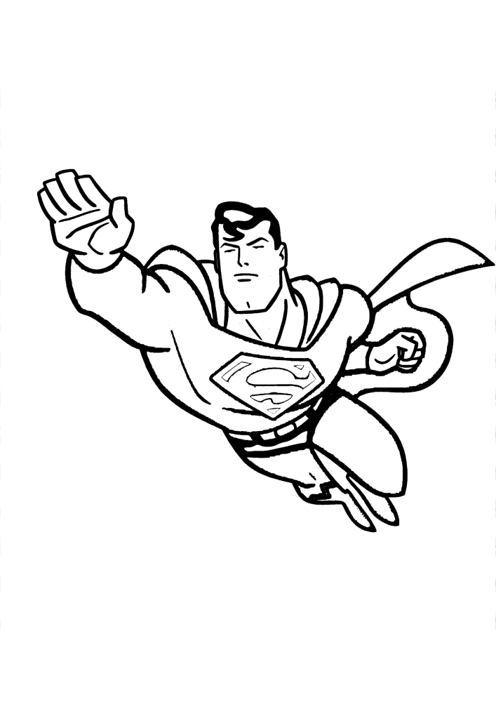 Superman fliegt zur Rettung
