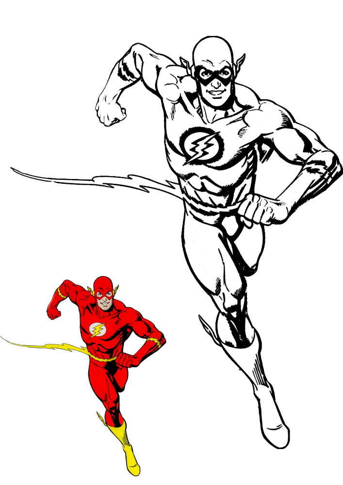 Flash and a sample of coloring.