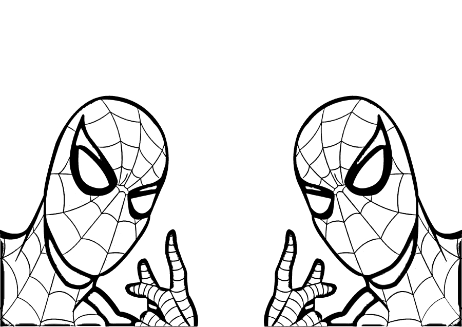 Zwei Spiderman