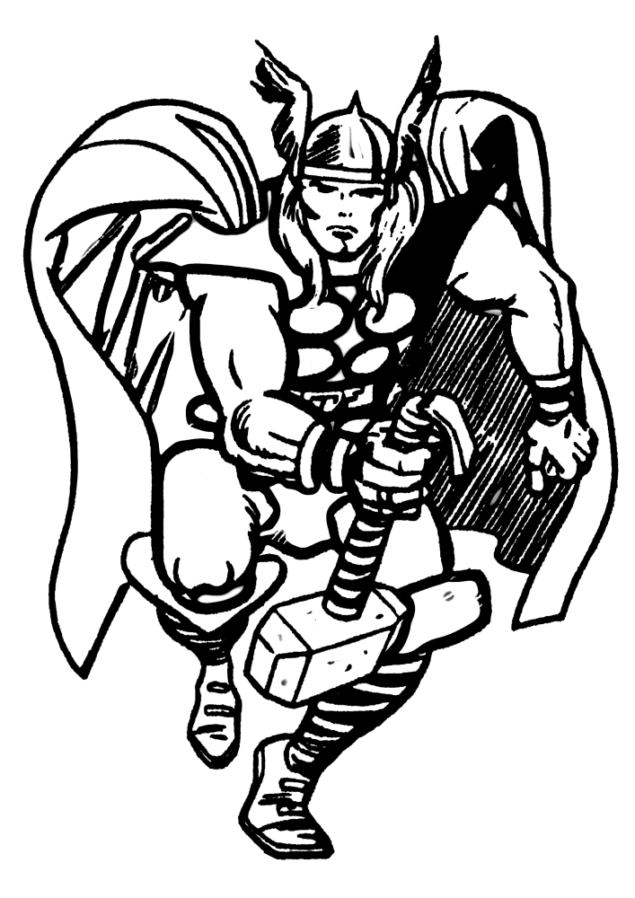 Thor-coloriage