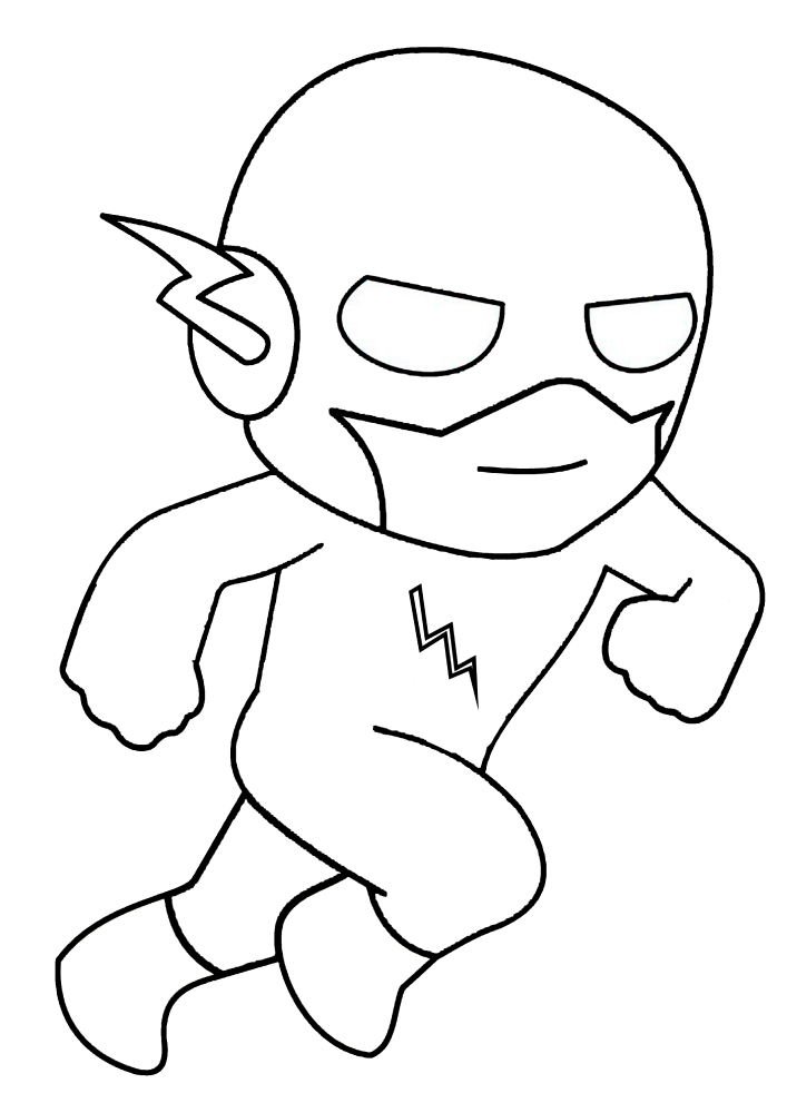 Little Flash Coloring Book for Kids