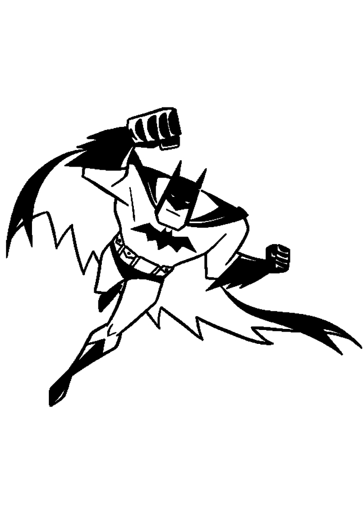 Раскраска Бэтмена
