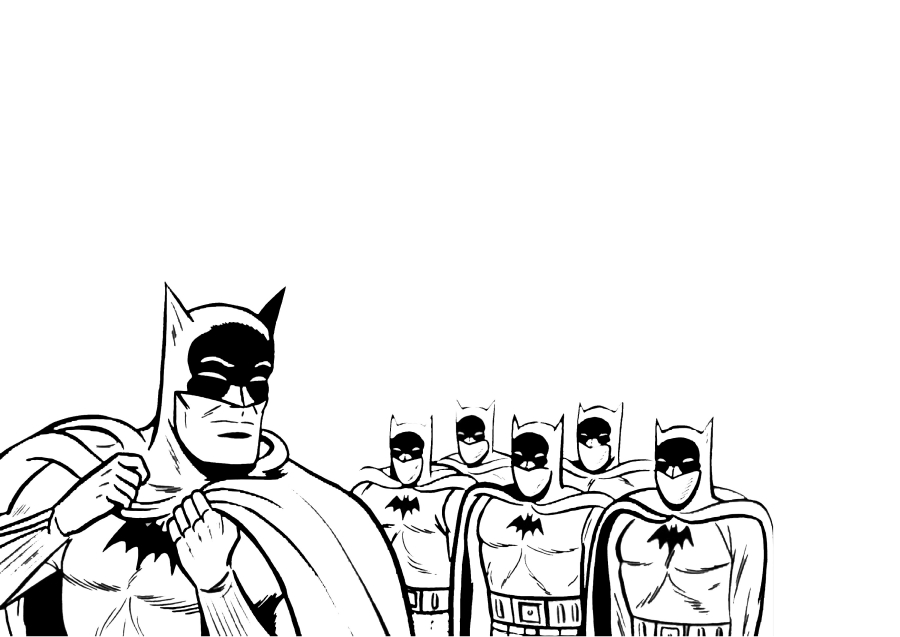 Batman and his clones