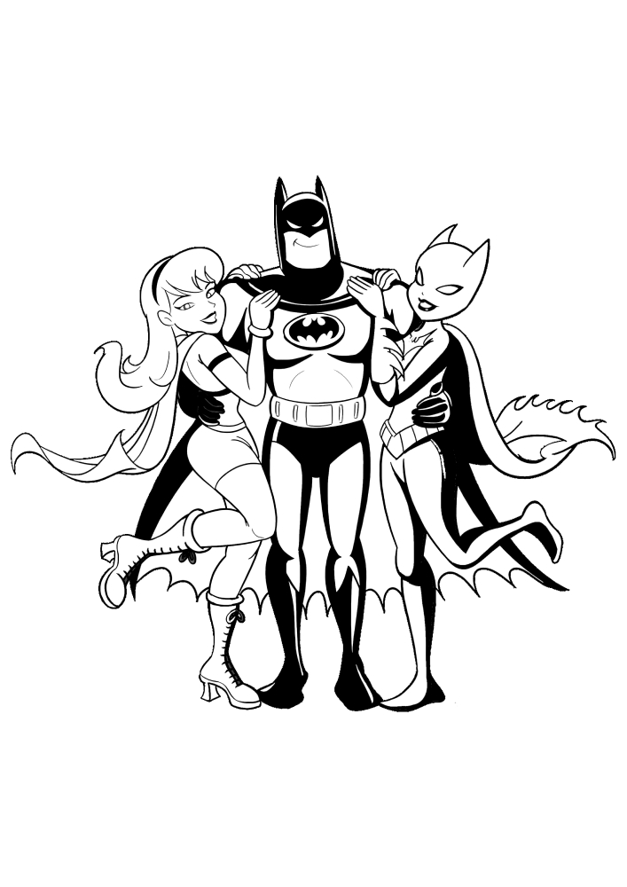 Mädchen lieben Batman