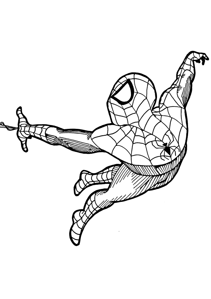 Libro para colorear de Spider-Man