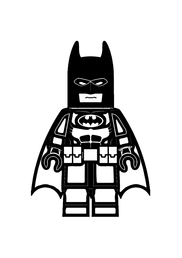 Lego-Batman-drucken oder kostenlos herunterladen.