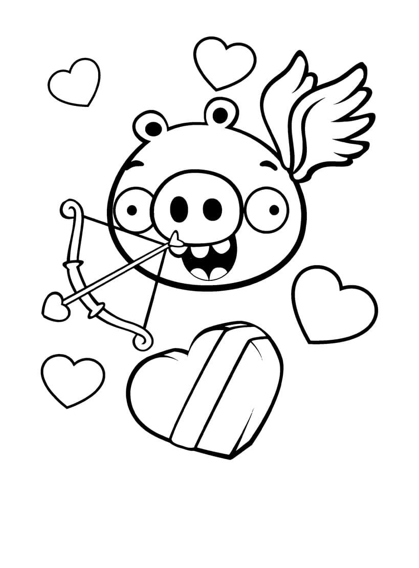 Coloring page Valentine's Day Valentine's Day for kids