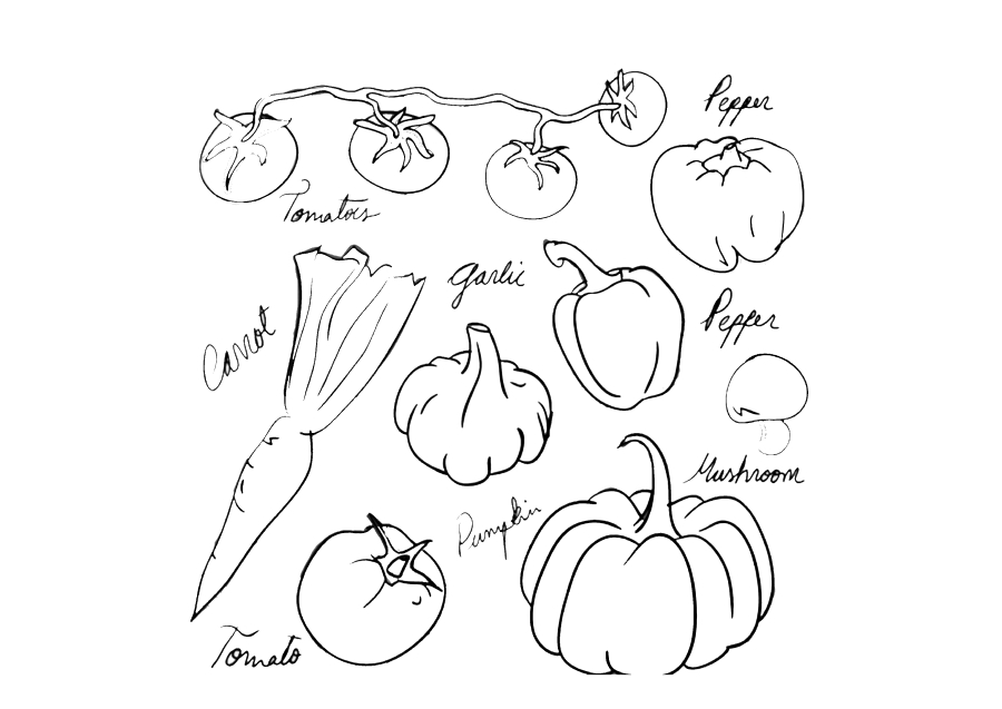 Featured image of post Easiest Way to Make Vegetables Drawing With Name For Kids