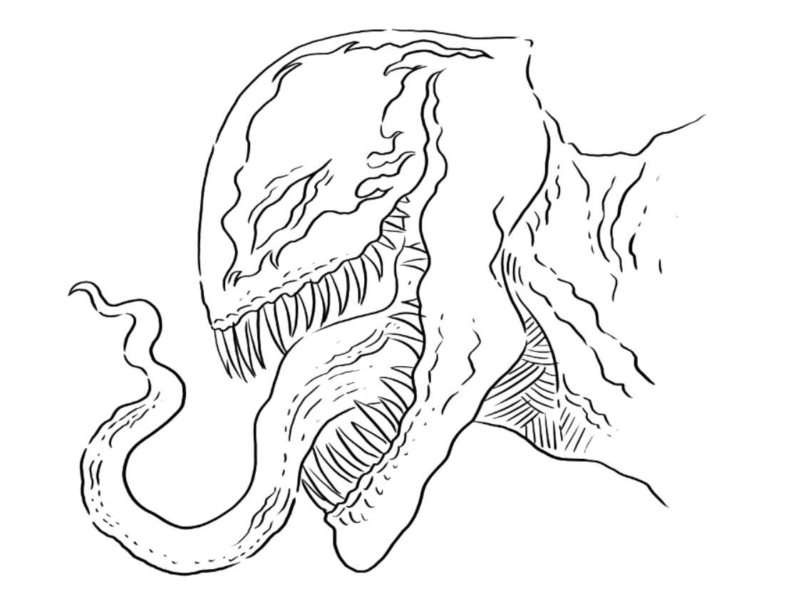 Coloring page Venom Venom X