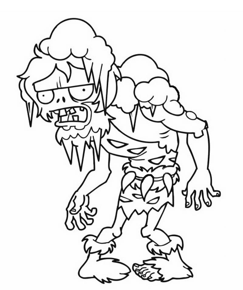 Coloring Pages Zombies - Printable