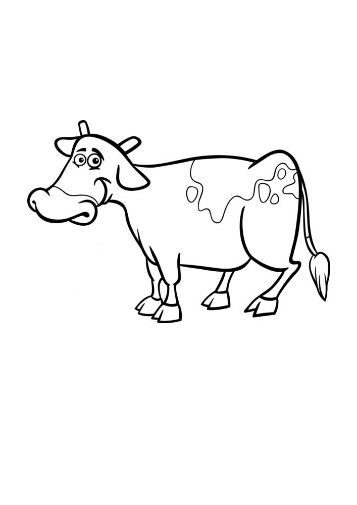 Грустная корова