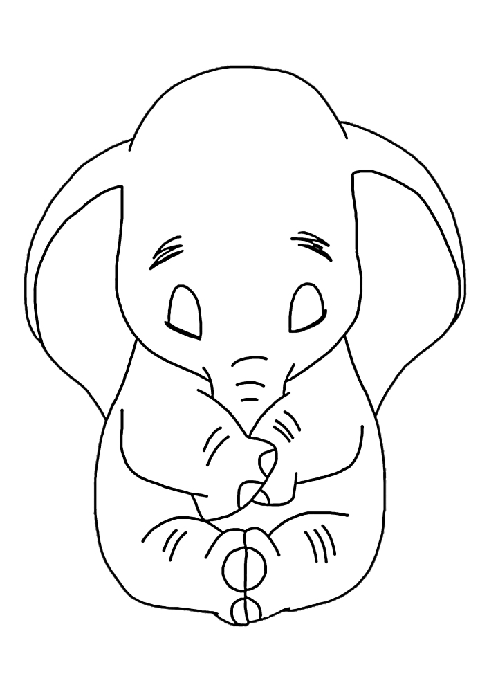 Dumbo meditates
