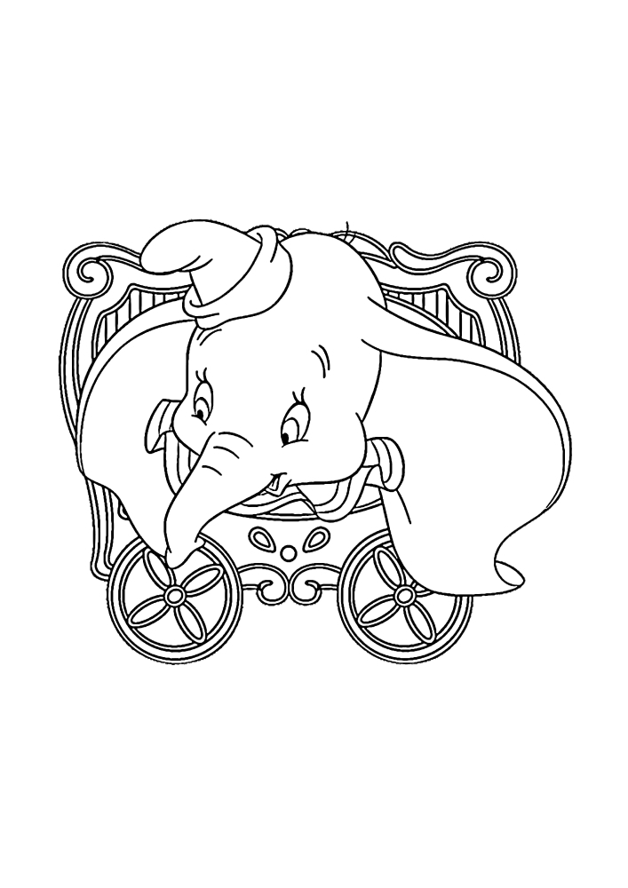 Dumbo tritt vor Publikum auf