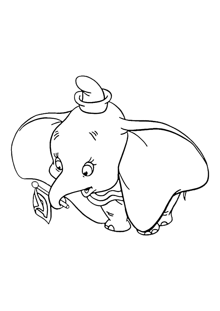Dumbo Asustado