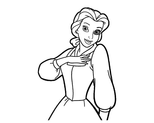 Coloring pages of Princess Belle. 125 images - the largest collection. Print or download for free.