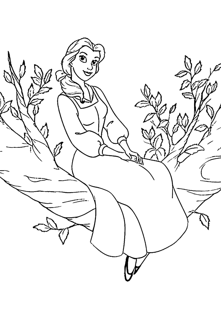 Belle in the woods