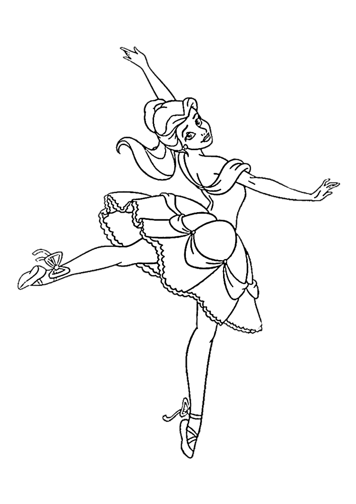 Belle é uma bailarina