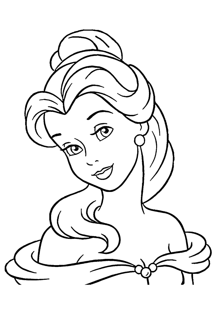 The face of Princess Belle