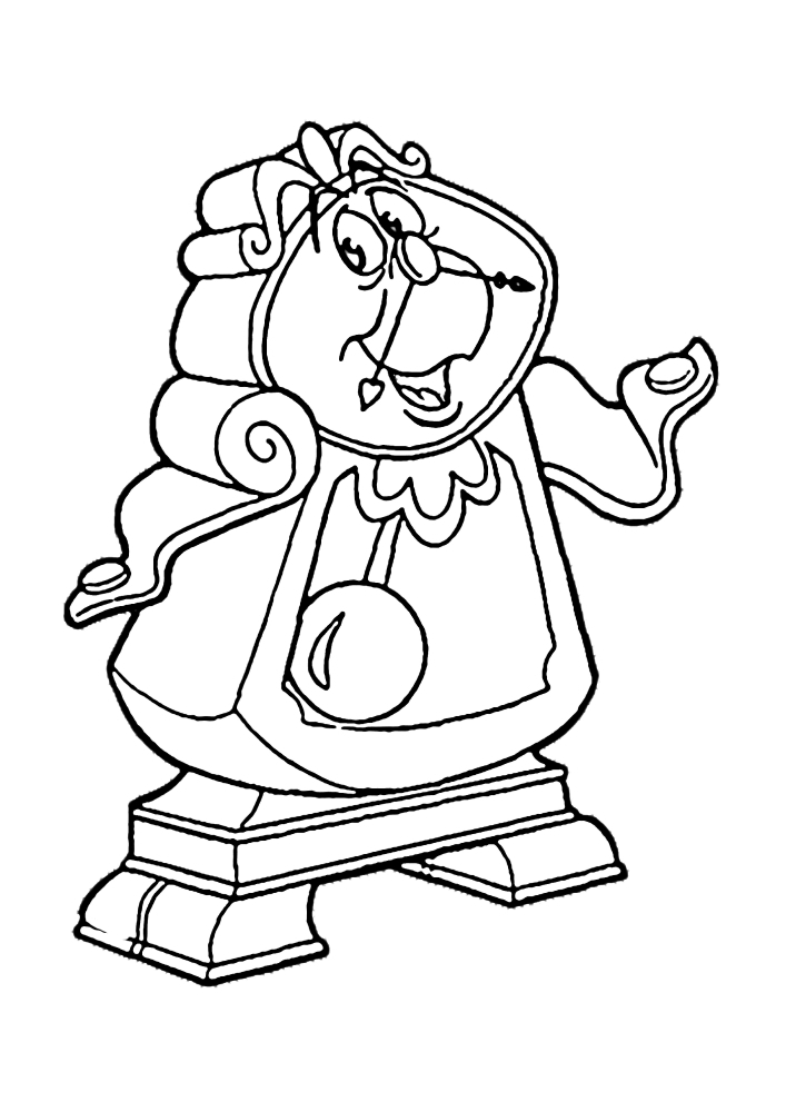 Cogsworth-Live clock from the cartoon