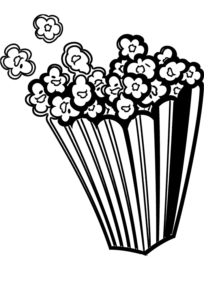 Popcorn-Malbuch