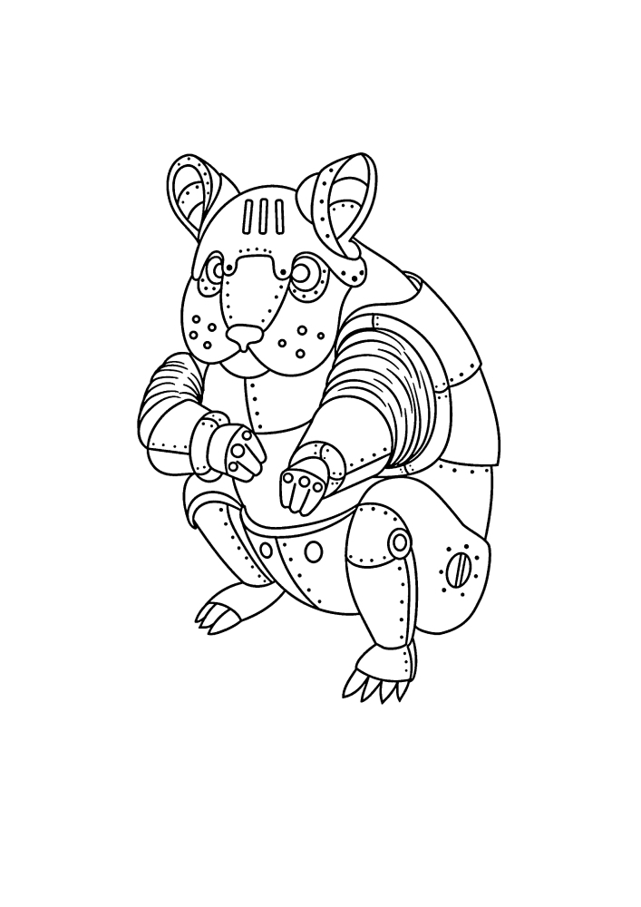 Iron Robot Hamster
