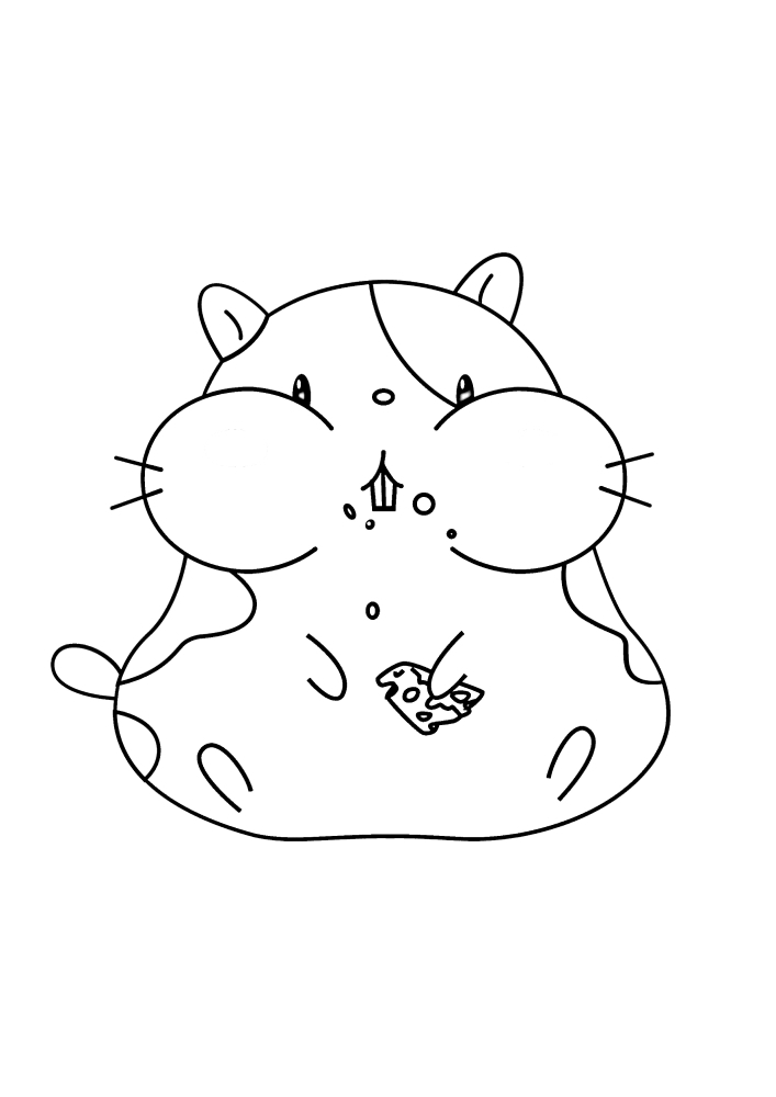 Chubby pet rodent