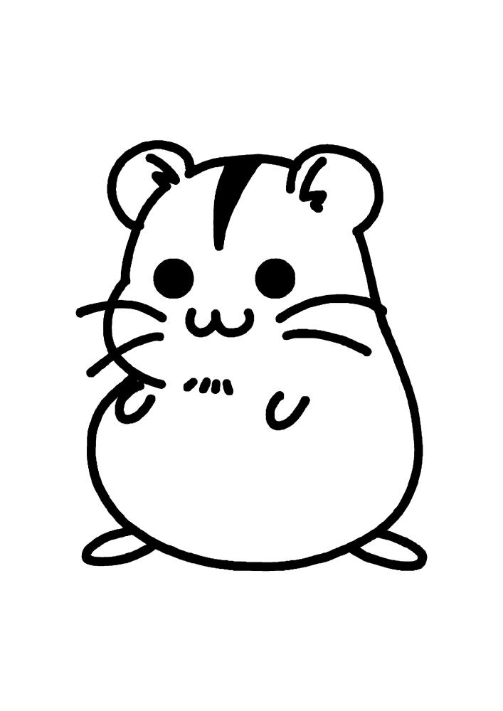 Hamster souriant