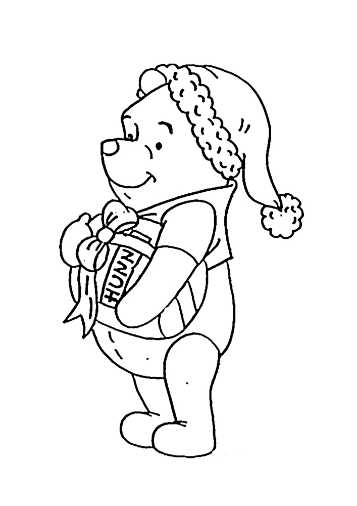 Winnie the Pooh ist bereit, Ihren Freunden einen geliebten Honig zu geben - eine echte Freundschaft.
