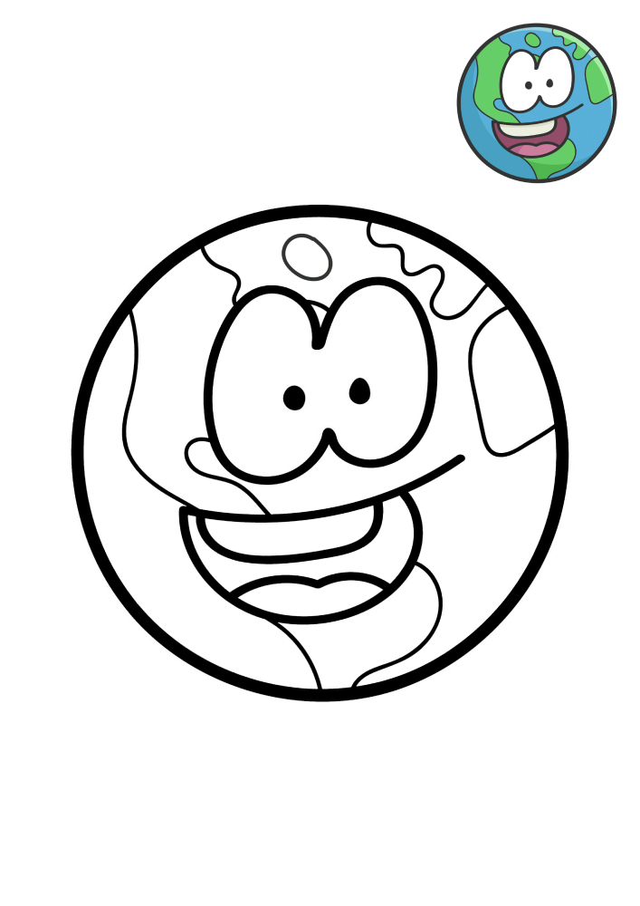 Fun Land-coloring book with the suggested coloring option