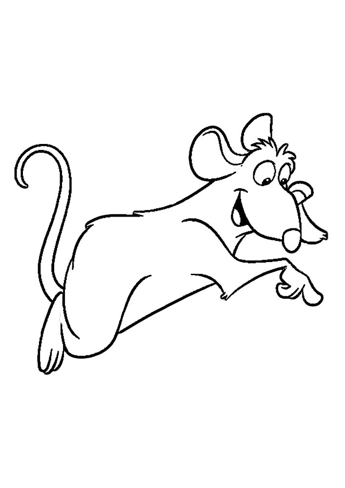 Ratatouille runs to his friends