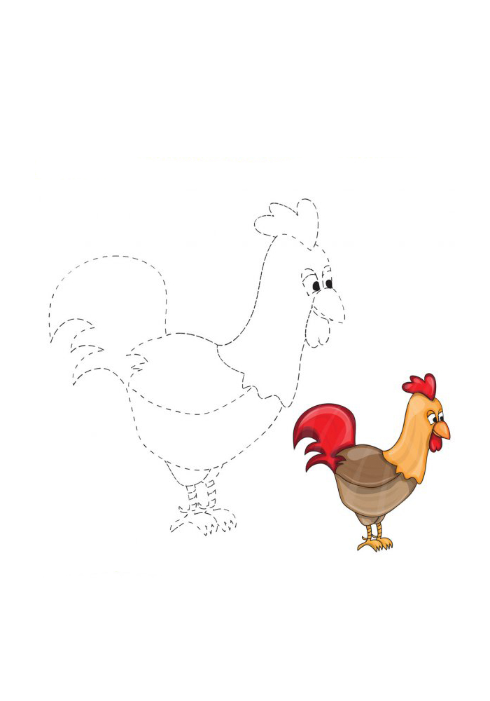 Entspannendes Schwarz-Weiß-Bild mit Hühnern