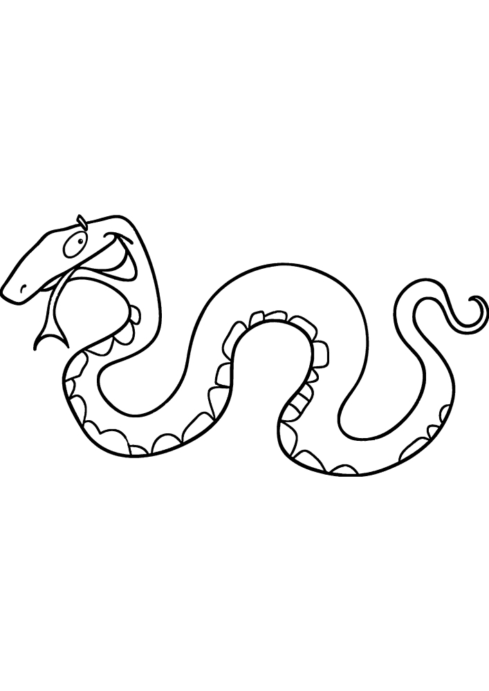 Serpent joyeux