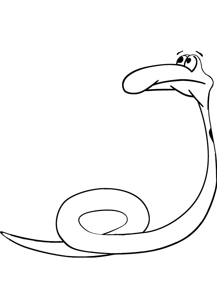 Грустная змея