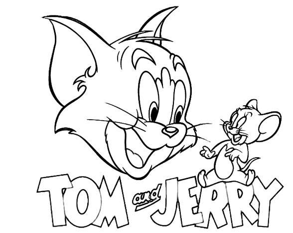 Раскраски Тома и Джерри - Распечатать или скачать бесплатно